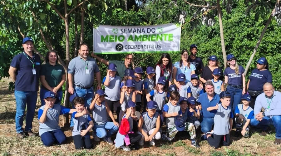 EMEB Maria Fernanda celebra o Dia Mundial do Meio Ambiente em parceria com a Fundação Coopercitrus